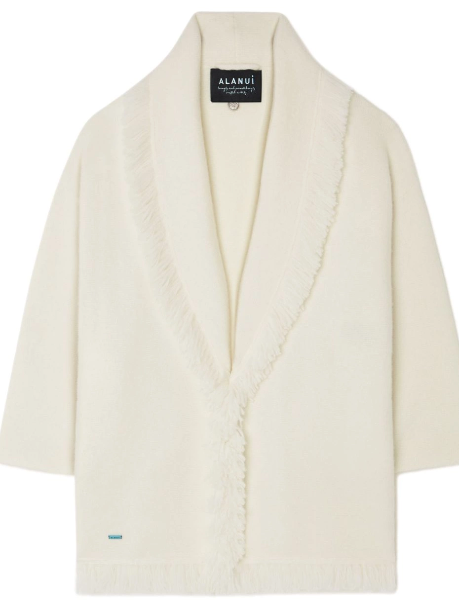 Cheap Alanui cardigan cashmere-blend fringed-edge Women 0709